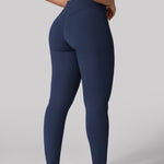 Women's Hugcurve Hidden Scrunch Butt Leggings 25" - No Front Seam Noctilucence Blue