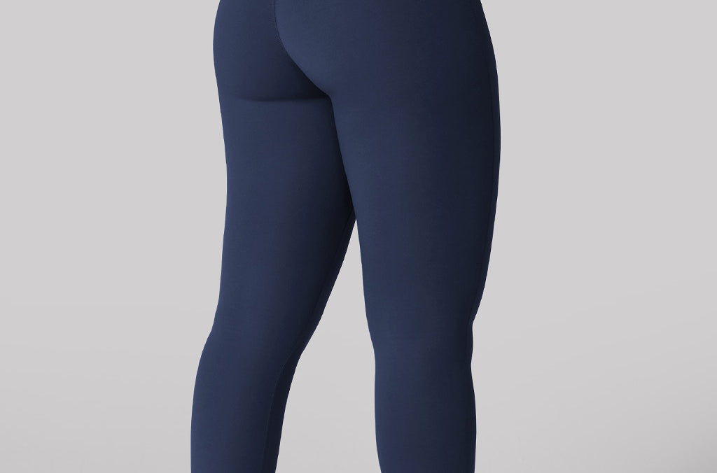 Women's Hugcurve Hidden Scrunch Butt Leggings 25" - No Front Seam Noctilucence Blue