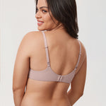 Women's Everyday Wireless Push Up Bra Sea Fog