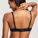 Women's Sexy Lightly Padded Balconette Bra Black