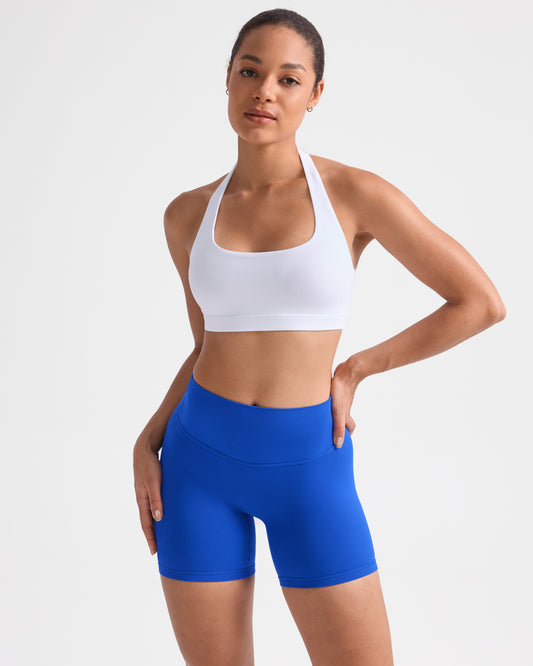 Square Neck Halter Sports Bra