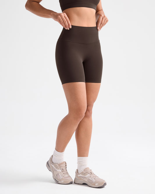 No Front Seam Biker Shorts 6"