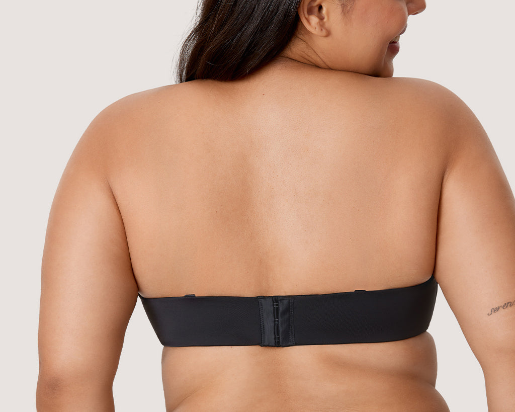 Women's Bandeau Strapless Bra Brown Purple