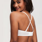 Women's Sexy Mesh Strapless Bra Black