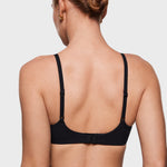 Women's Plunge Lightly Padded Demi Bra - Inbarely® Plus Black