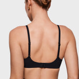 Women's Plunge Lightly Padded Demi Bra - Inbarely® Plus Black