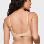 Women's Plunge Lightly Padded Demi Bra - Inbarely® Plus Beige
