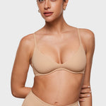 Women's Inbarely® Plus Unlined Plunge Bra Warm Beige
