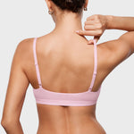 Women's Inbarely® Soft Deep V Triangle Bralette Warm Beige