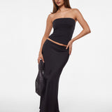 Women's Natrelax® Fold Over Tube Top Black