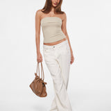 Women's Natrelax® Fold Over Tube Top White