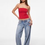 Women's Natrelax® Fold Over Tube Top Lipstick Red