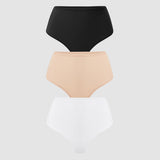 Women's High Waisted Thongs 3 Pack - Inbarely® Plus Basic (3pack)