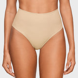 Women's High Waisted Thongs 3 Pack - Inbarely® Plus Light Oatmeal (3pack)
