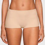Women's Inbarely® Plus Mid Waist Boy Shorts 3 Pack Beige (3pack)
