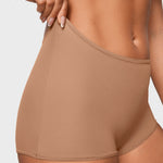 Women's Inbarely® Plus Mid Waist Boy Shorts 3 Pack Gravel (3pack)