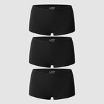 Women's Inbarely® Plus Mid Waist Boy Shorts 3 Pack Black 3pack