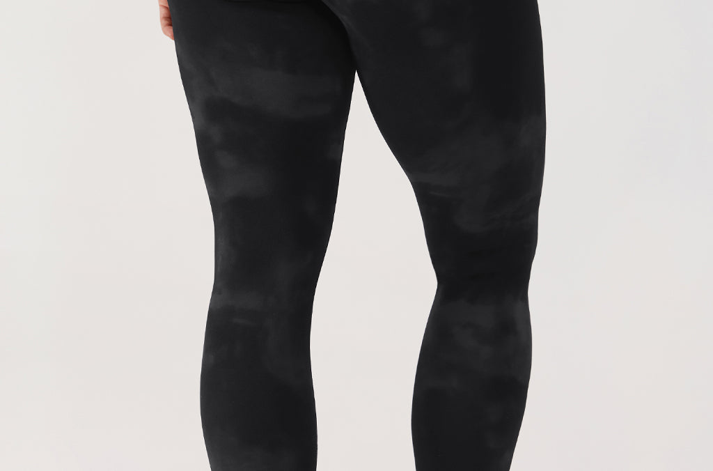 Women's Yoga Leggings 25" Tie Dye Smoke Ink