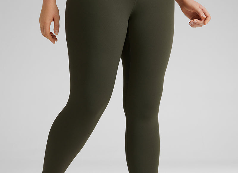 Women's Yoga Leggings 25" Olive Green