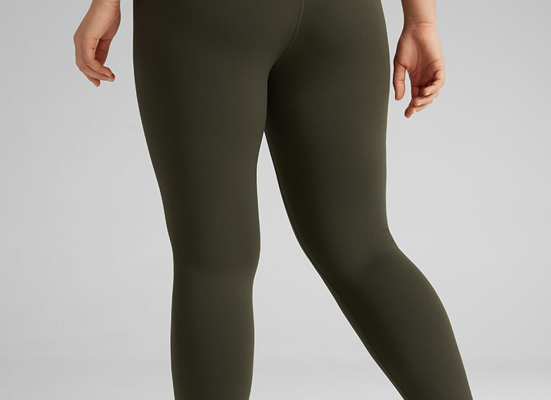 Women's Yoga Leggings 25" Olive Green