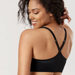 Women's Plunge Racerback Front Closure Bra Gentle Rose