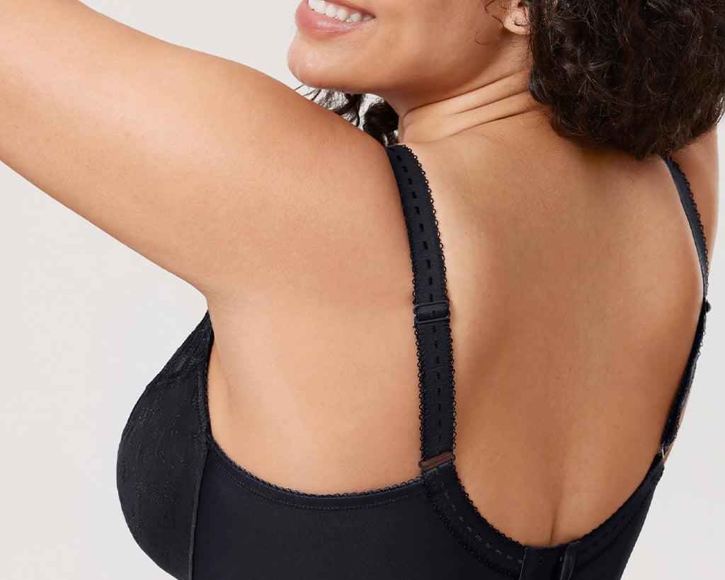 Women's Beauty Lace Bra - Unlined & Underwire Black