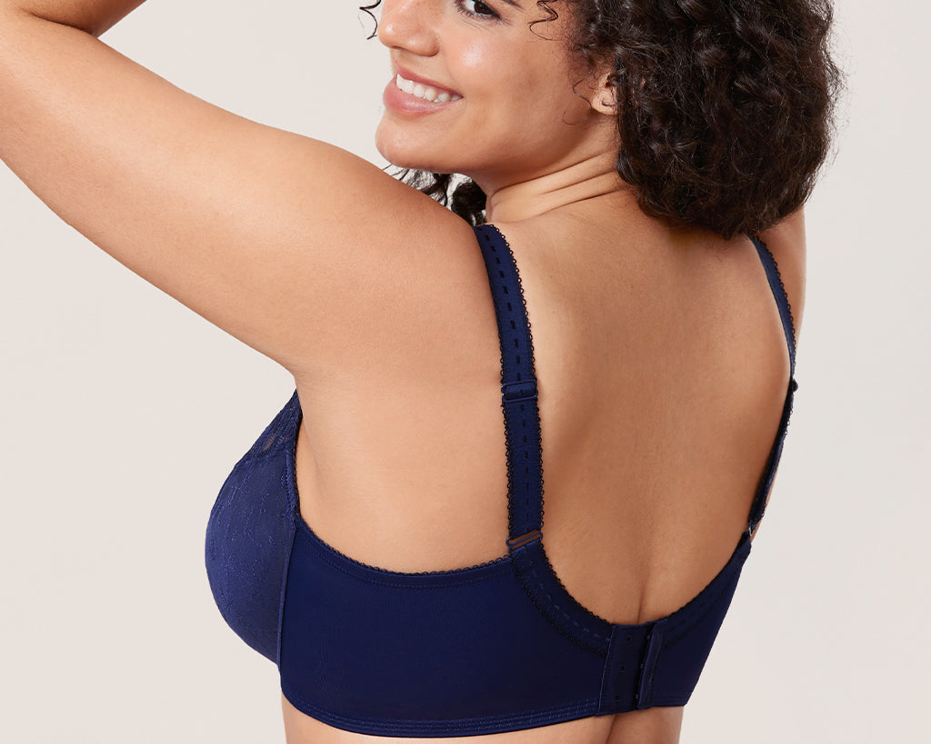 Women's Beauty Lace Bra - Unlined & Underwire Blueberry