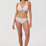 Women's Front Closure Unlined Bra - Underwire Coconut White