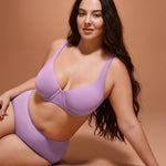 Women's Confishape® Unlined Balconette Bra Glaze Purple