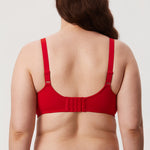 Women's Confishape® Supportive Full Coverage Bra - Underwire & Unlined Lipstick Red