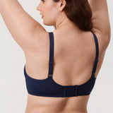 Women's Confishape® Supportive Full Coverage Bra - Underwire & Unlined Deep Ocean Blue