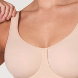 Women's Confishape® Supportive Full Coverage Bra - Underwire & Unlined Beige