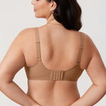 Women's Confishape® Supportive Full Coverage Bra - Underwire & Unlined Gravel Beige