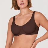 Women's Confishape® Supportive Full Coverage Bra - Underwire & Unlined Hazelnut