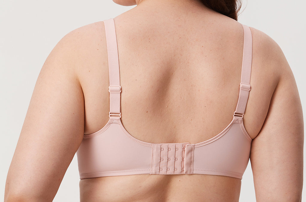 Women's Confishape® Supportive Full Coverage Bra - Underwire & Unlined Gentle Rose