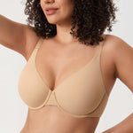Women's Everyday Plunge Underwire Bra - Inbarely® Plus Beige