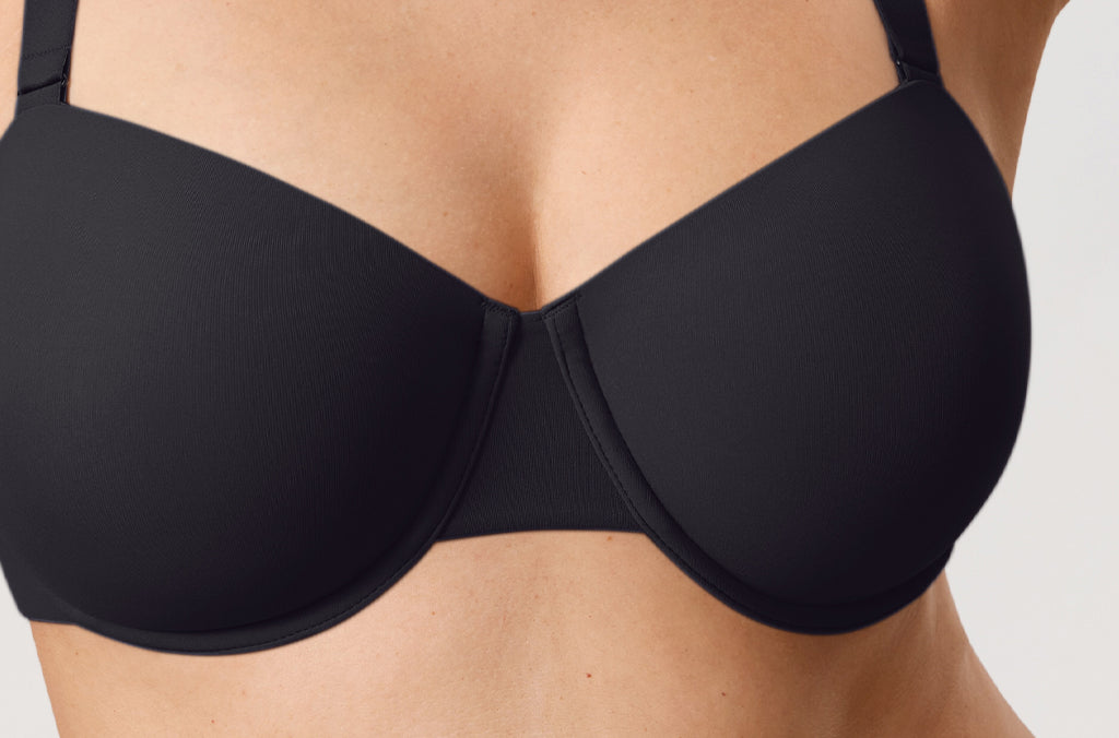 Women's Everyday Underwire Balconette Bra Brown Purple