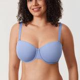 Women's Everyday Underwire Balconette Bra Brown Purple