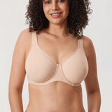 Women's Everyday Full Coverage Underwire Bra - Inbarely® Plus Beige