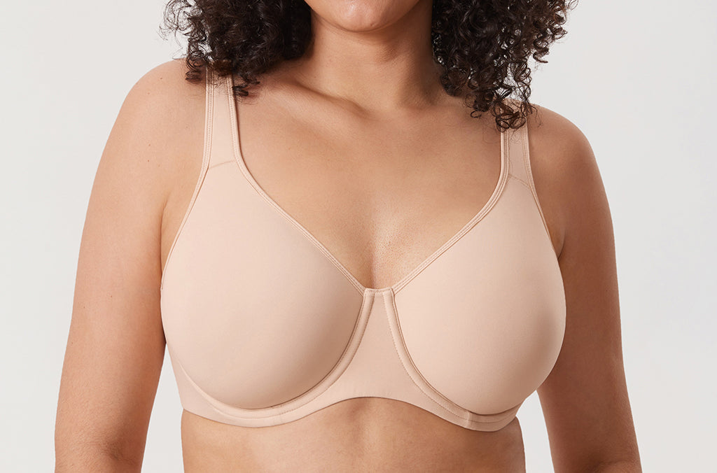 Women's Everyday Full Coverage Underwire Bra - Inbarely® Plus Beige