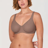 Women's Everyday Full Coverage Underwire Bra - Inbarely® Plus Brown Purple