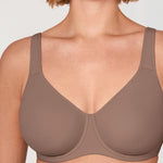 Women's Everyday Full Coverage Underwire Bra - Inbarely® Plus Brown Purple